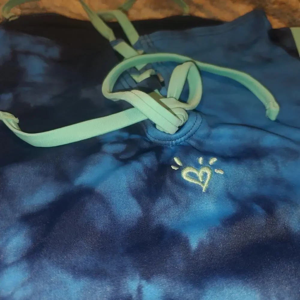 Justice Girls Tie Dye One Piece Swimsuit || EUC sz 8